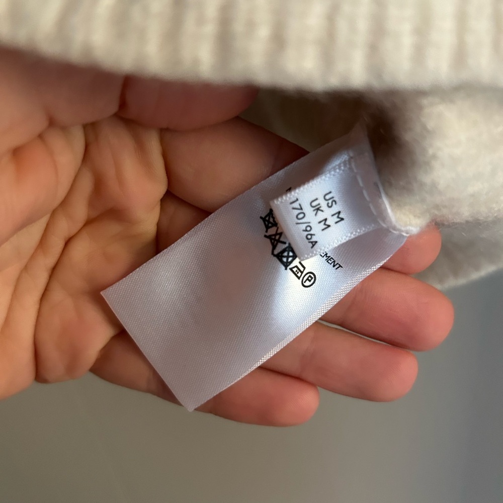 Maeve by Anthropologie 100% Cashmere Cream Colored Cropped Cardigan - Picture 7 of 10